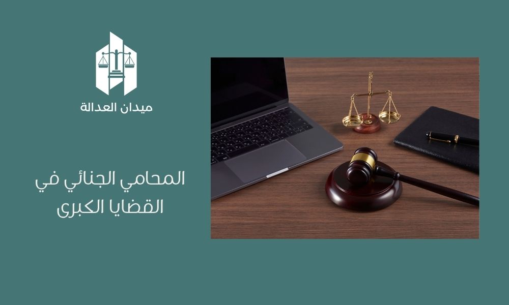 المحامي الجنائي في القضايا الكبرى